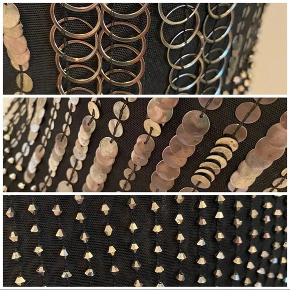 Alice + Olivia Liquid Gunmetal One Shoulder Dress - Picture 9 of 10